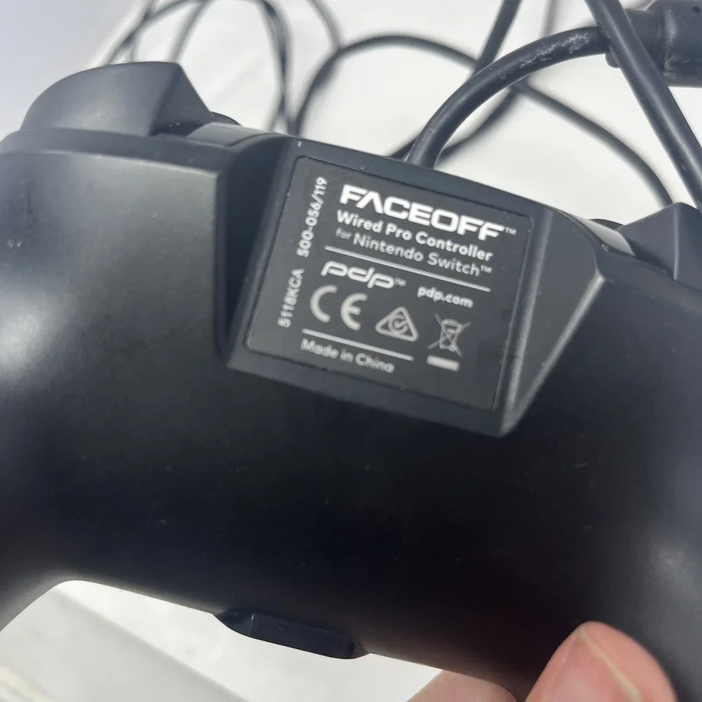 Pdp Blue Camo Faceoff Deluxe Wired Controller- Nintendo Switch TESTED